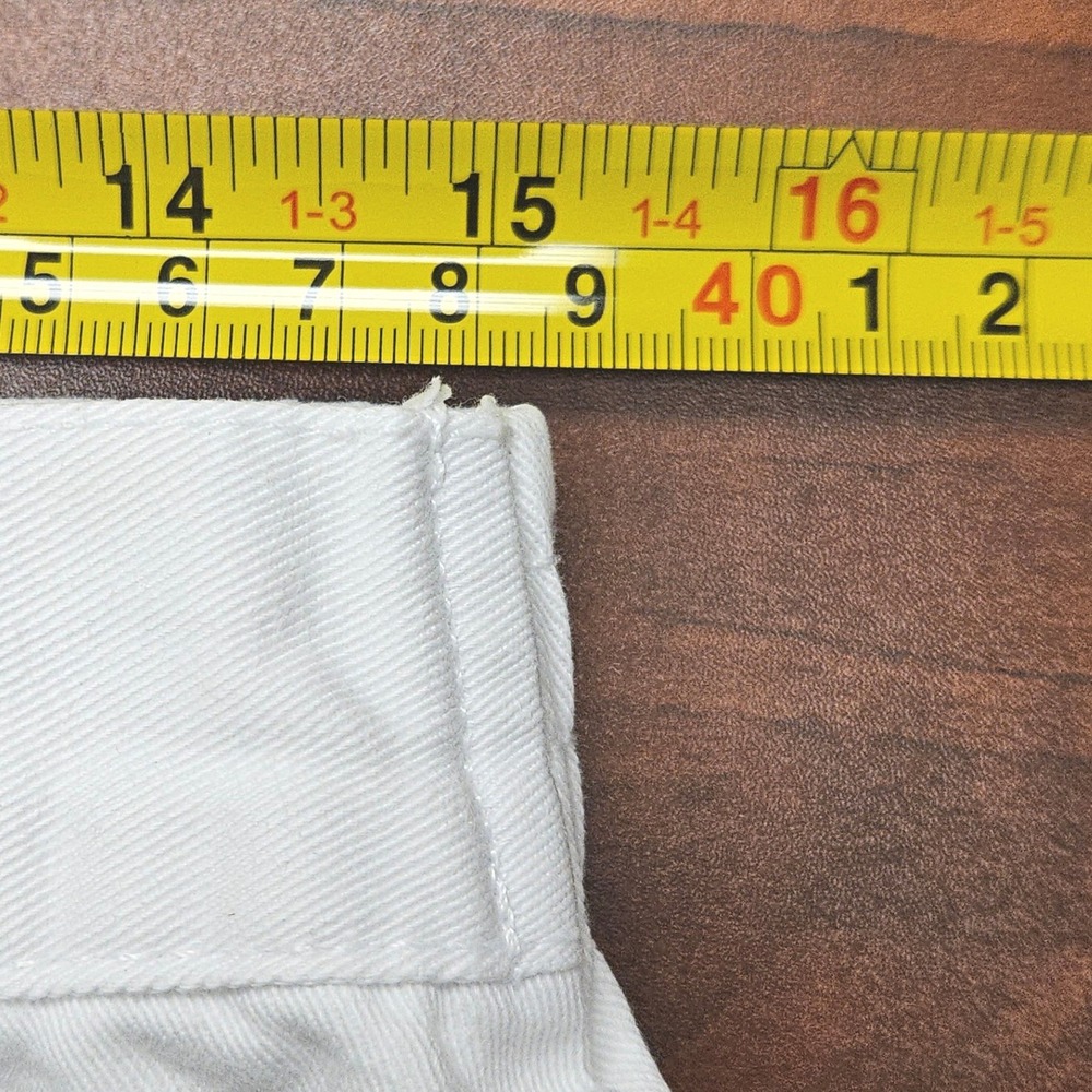 Denim & Co Maxi Skirt Women L White Cotton High Waist Clean Girl Coastal Grandma - Picture 3 of 9